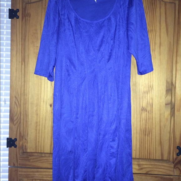 COBALT BLUE DRESS - Picture 2 of 4